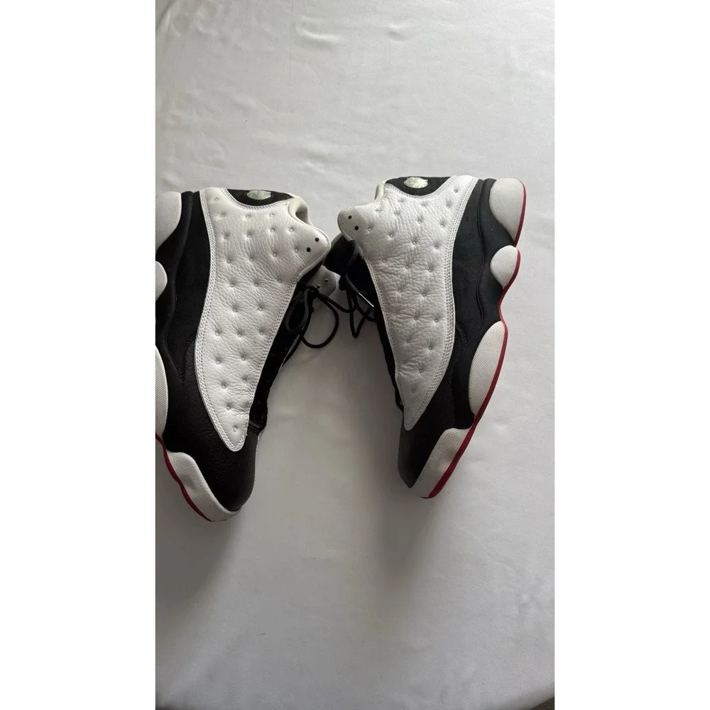 Jordan Air Jordan 13 men's Sneakers Sz 13 White Black Red Leather 414571-104